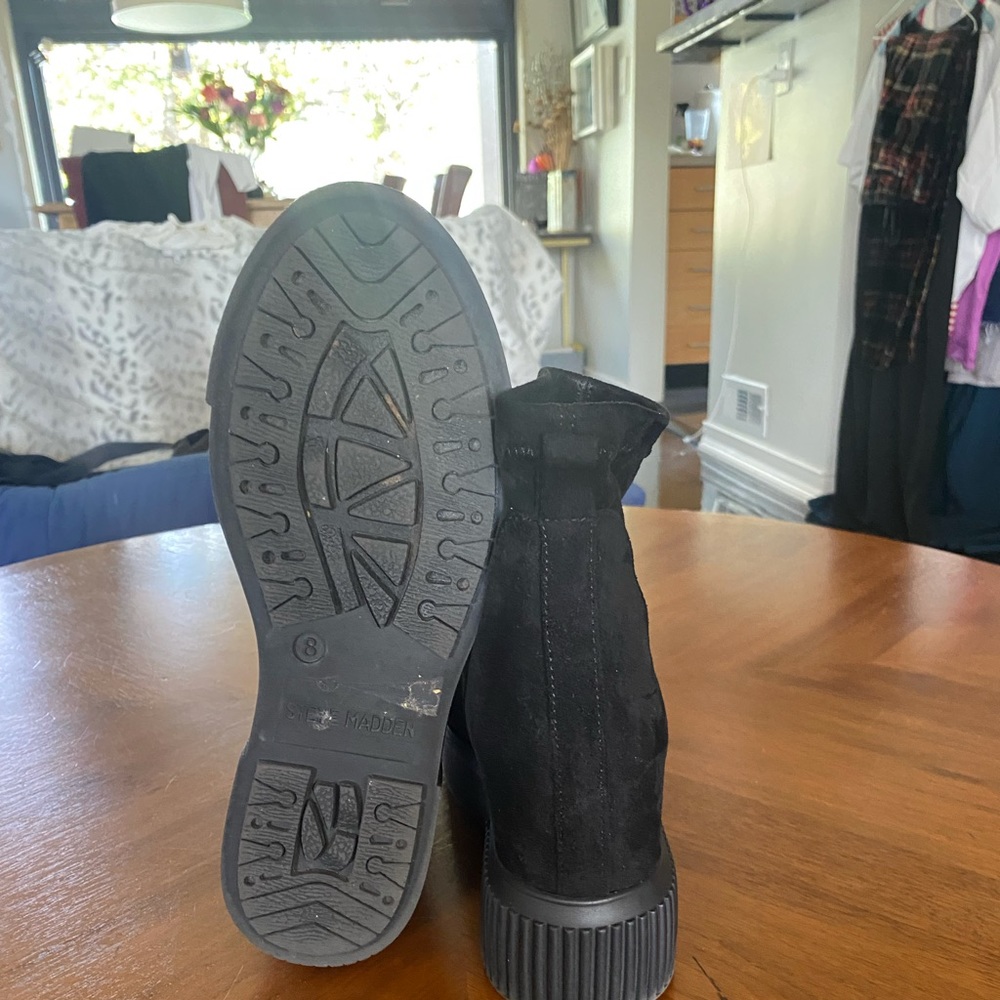 Sam Edelman suede platform ankle boots - Picture 3 of 6